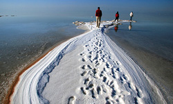 تبدیل 65 درصد دریاچه ارومیه به کویر نمک